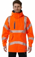 Marisco Extreme Performance High Visibility Orange Breathable Waterproof Jacket